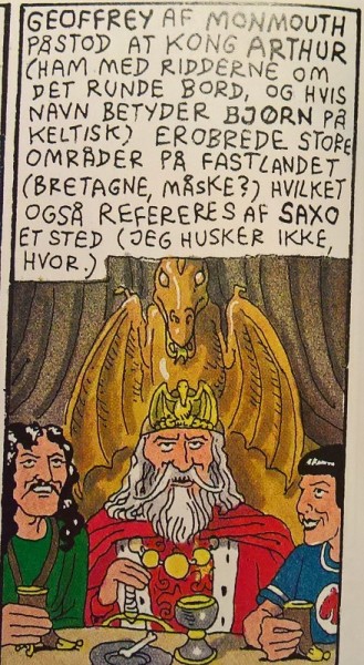 Prins Valiant og Sir Gaiwan  i Danmarks historie for folket. 5 del. Side 26.jpg