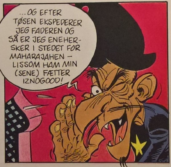 En lille hilse til Iznogood i Den komplette samling X. Asterix i Østens fagre riger. Side 109.jpg