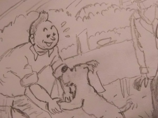 Tintin danser med Terry.jpg