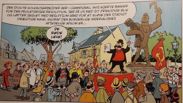 Lille hilsen til Franquins Ned med diktatoren i Splint i Sovjetunionen. Side 50.jpg