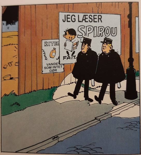 Reklame for Spirou bladet i Marc Jaguar. Dødemandssøen. Side 40.jpg