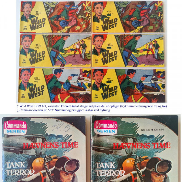 Eks. på varianter i Wild West og Commandoserien.jpg